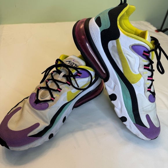 Nike Air Max 270 React Multicolor Sneakers - Picture 2 of 6